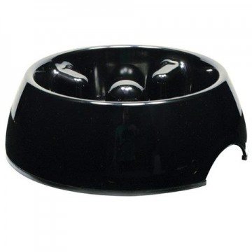 Dogit Bowl Go-Slow Anti-Gulp XS 140ml Black